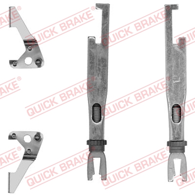 Комплект регулятора, барабанный тормозной механизм - 102 53 019 QUICK BRAKE